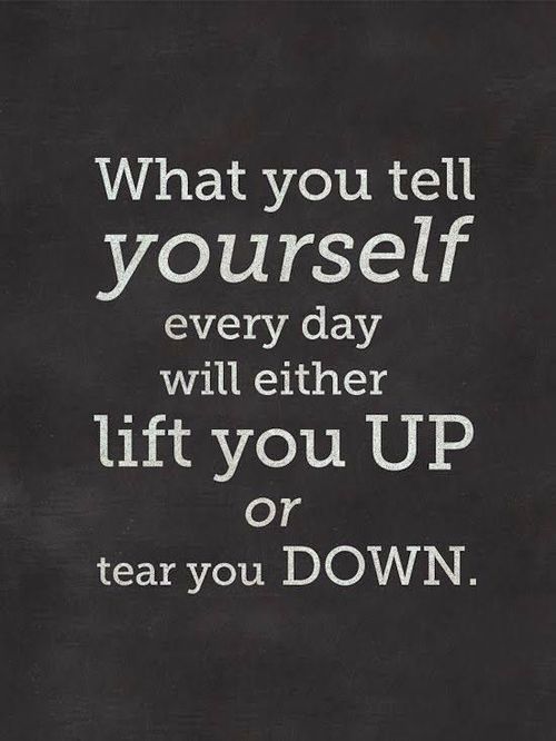 What You Tell Yourself