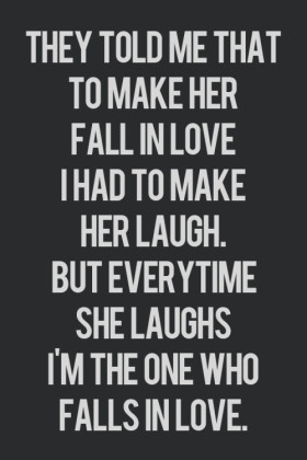 I am the one who falls in love